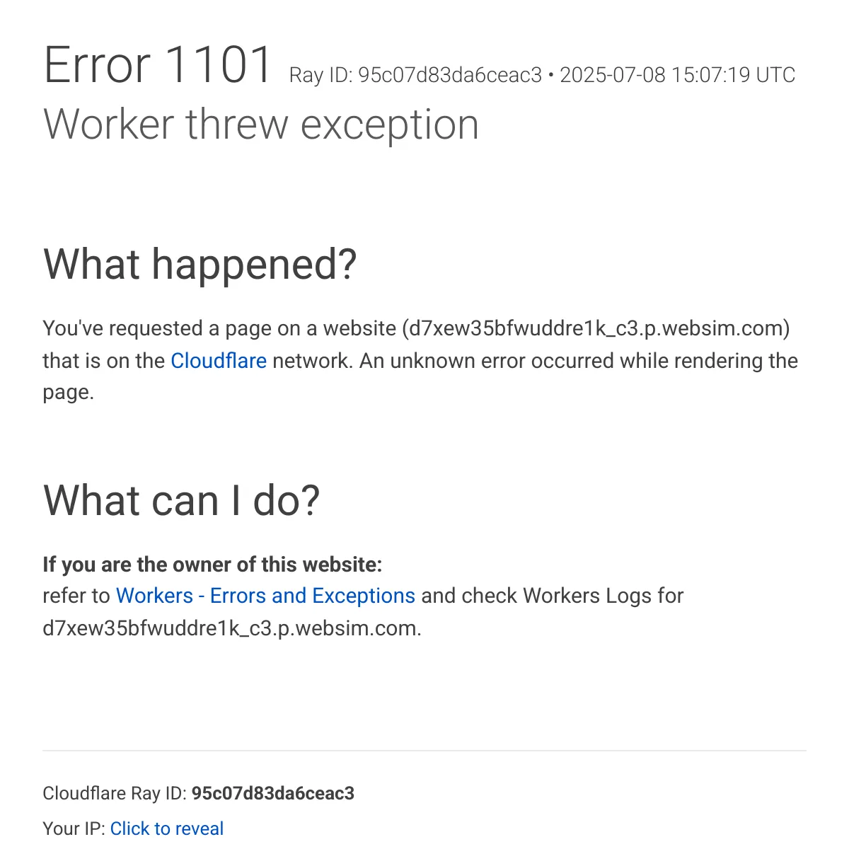 the project is loading