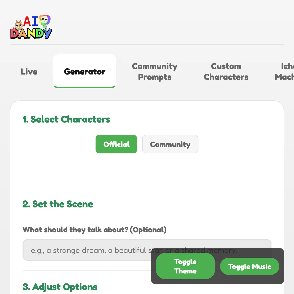 the project is loading