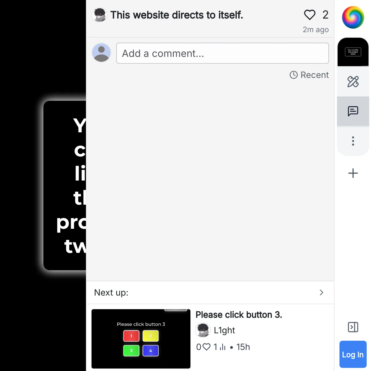 the project is loading