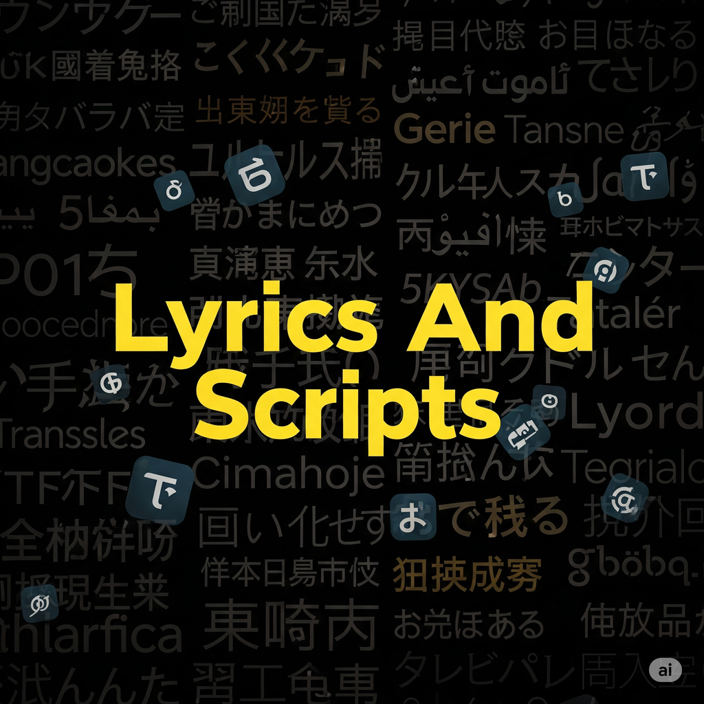 Lyrics & Scripts Translators
