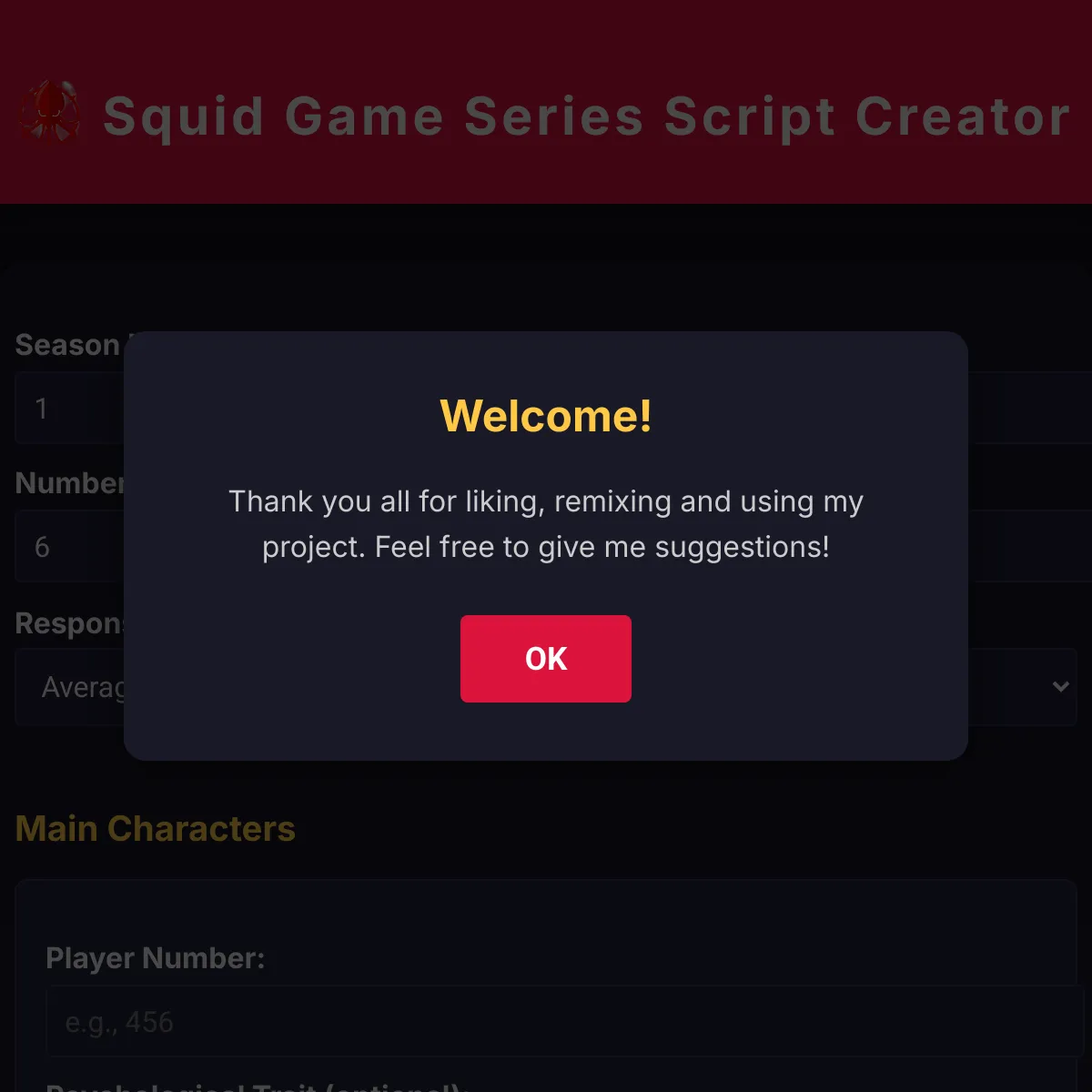 the project is loading