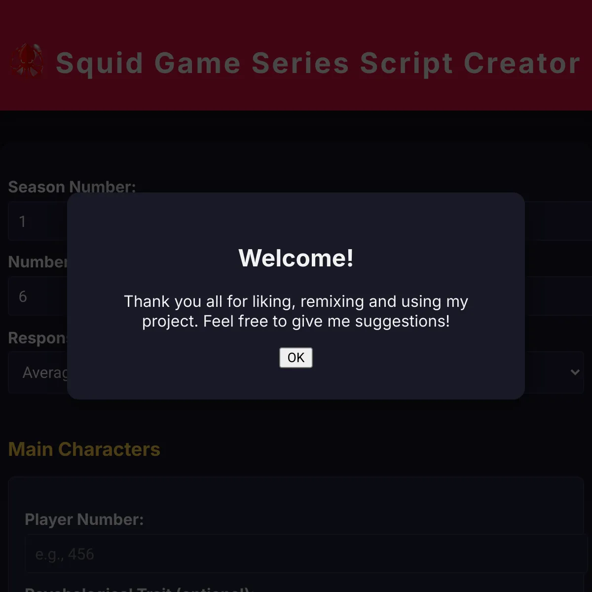 the project is loading