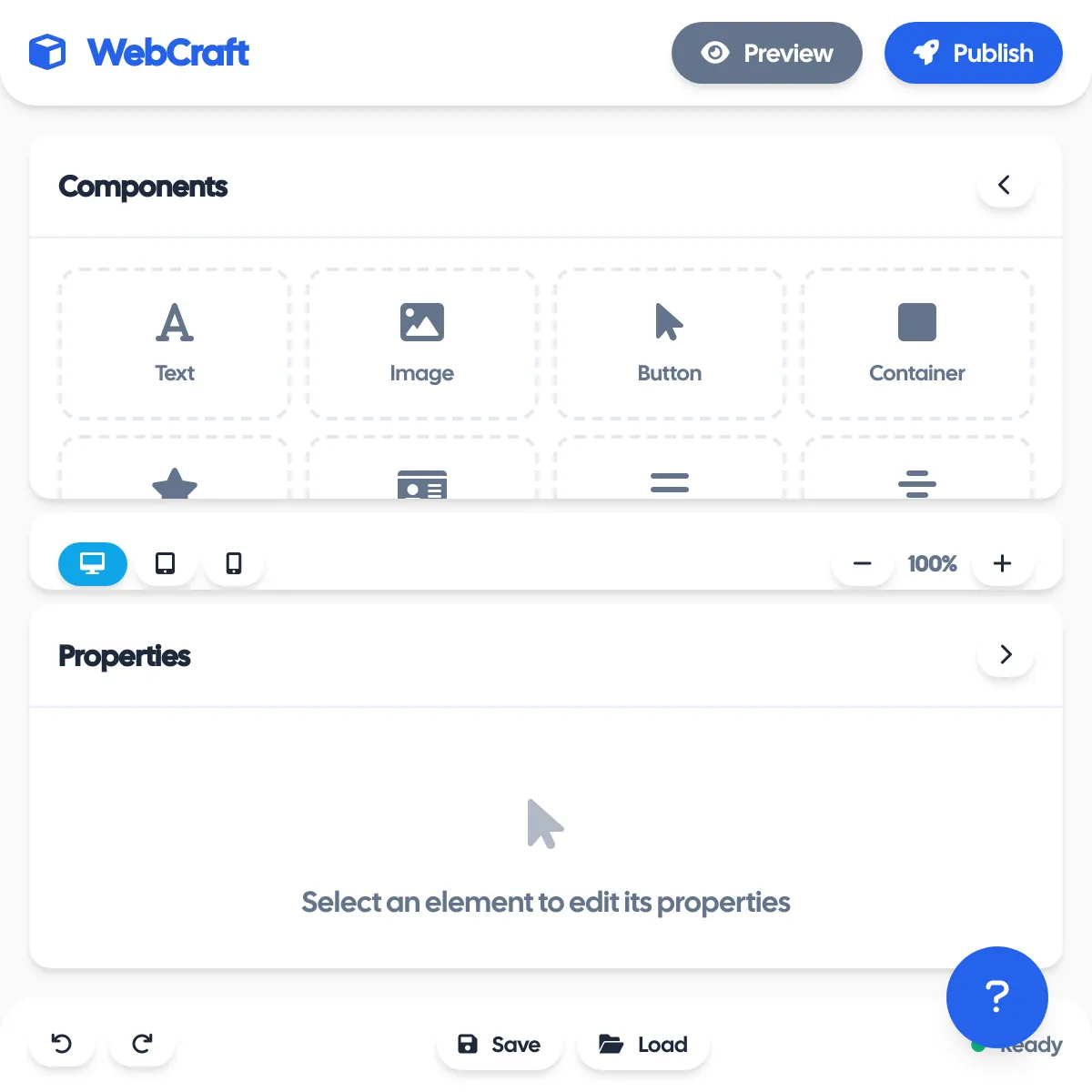 the project is loading
