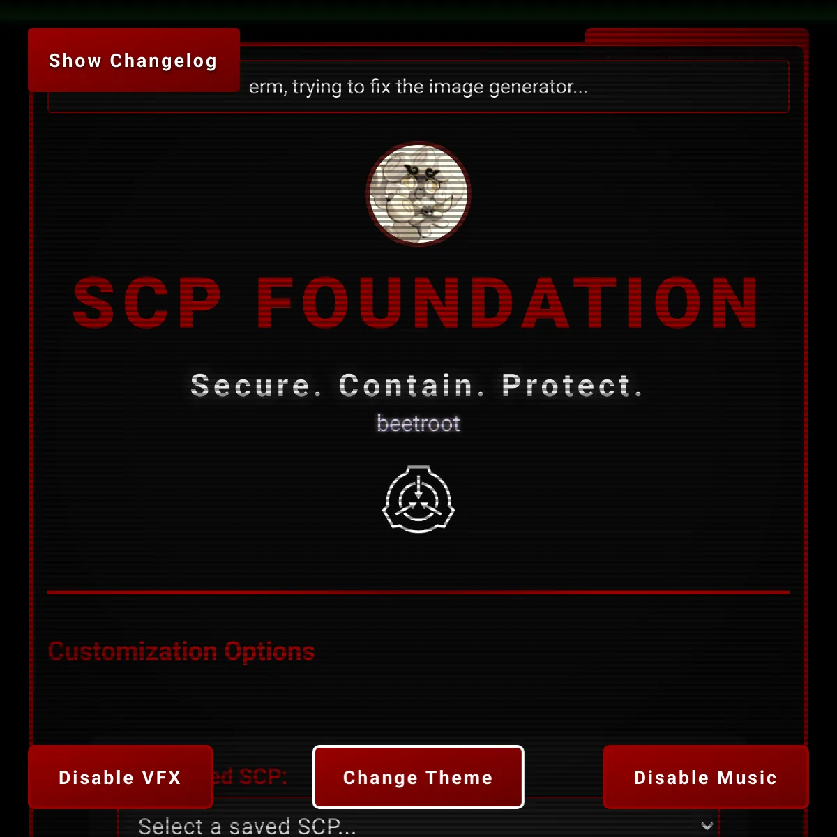 the project is loading