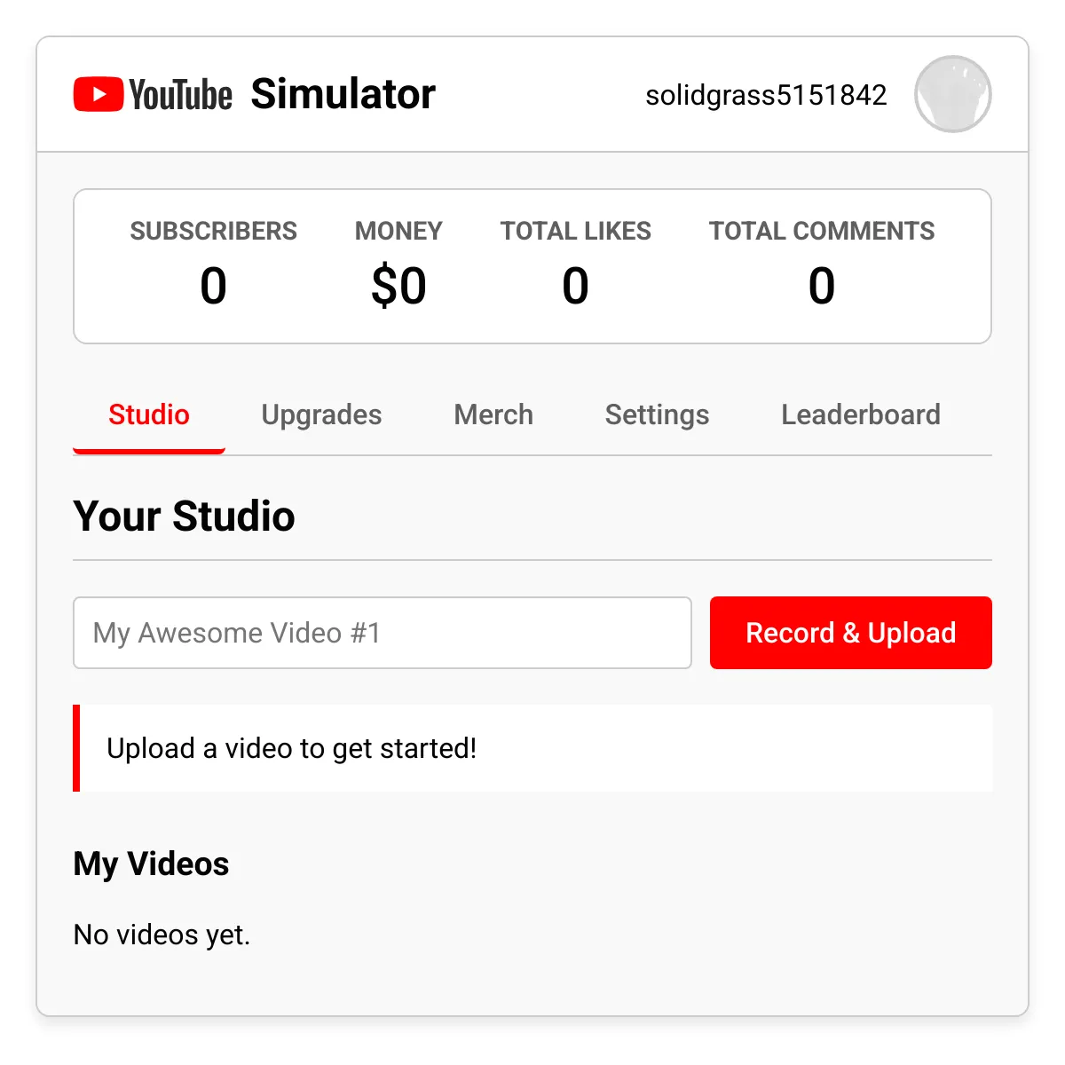 the project is loading
