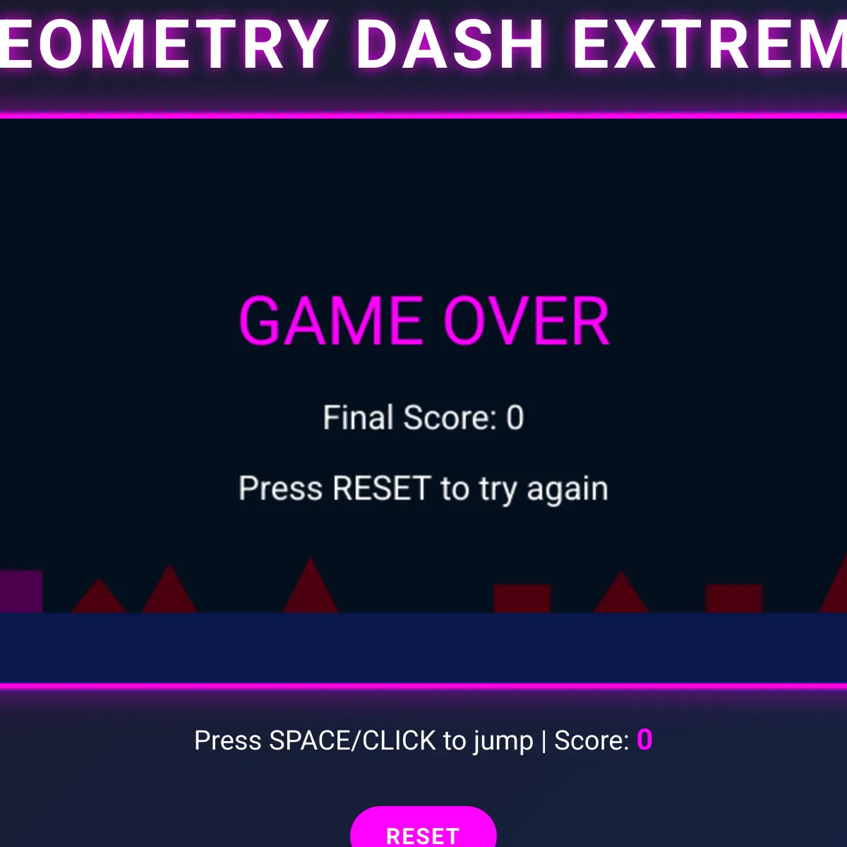 the project is loading