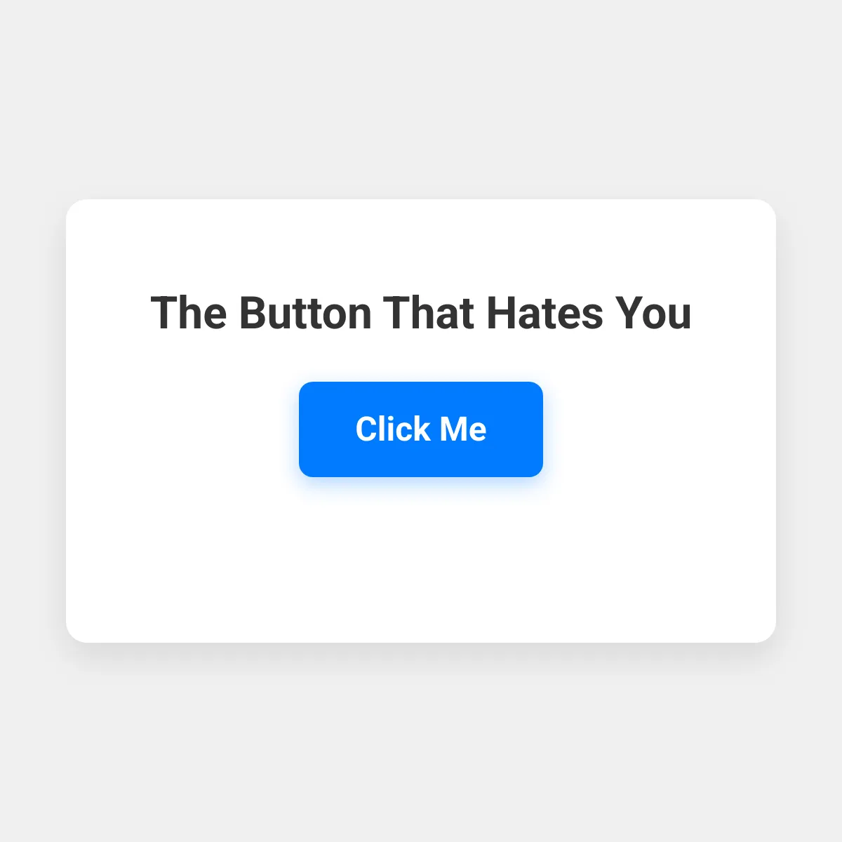 the button that shouldn't be clicked!