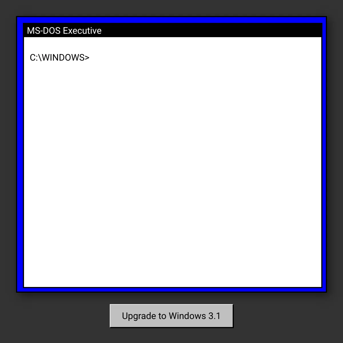 the project is loading