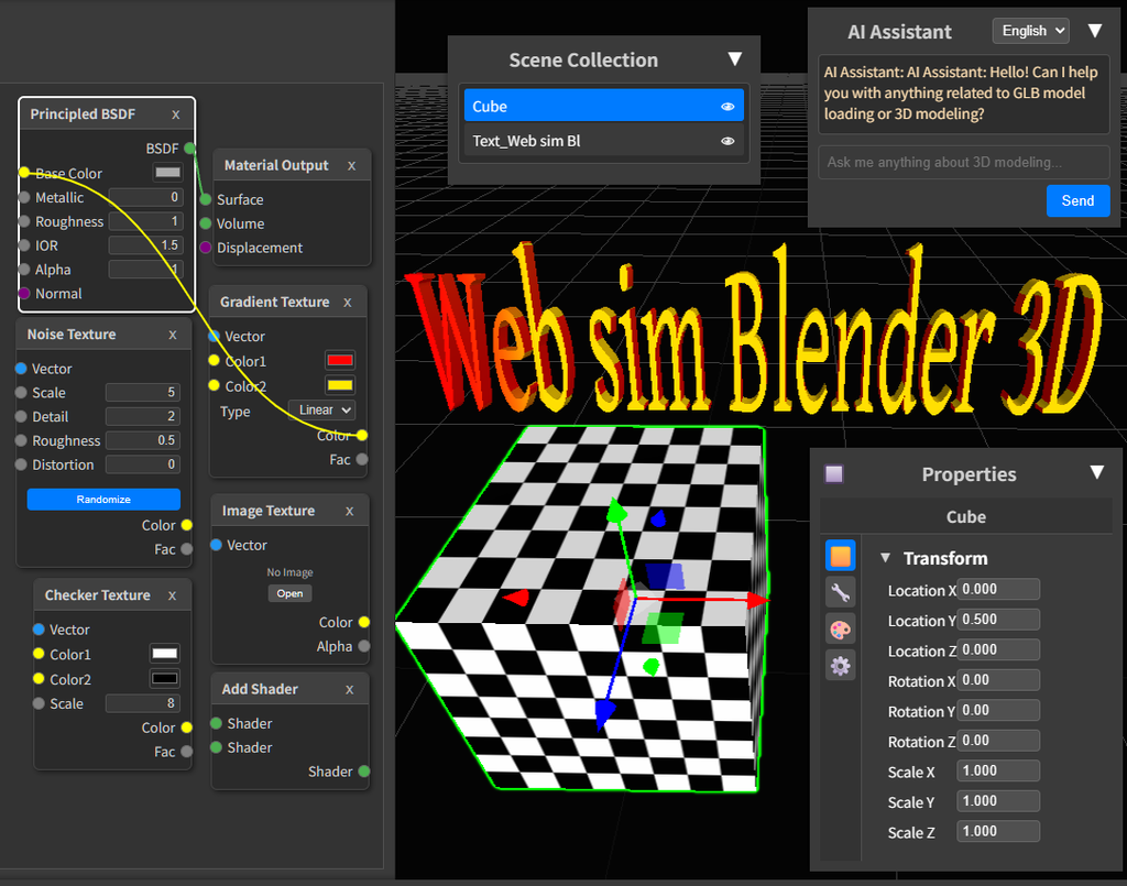 Websim Ai Blender 3D Generator