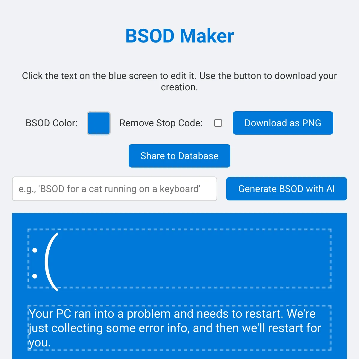 BSOD Maker
