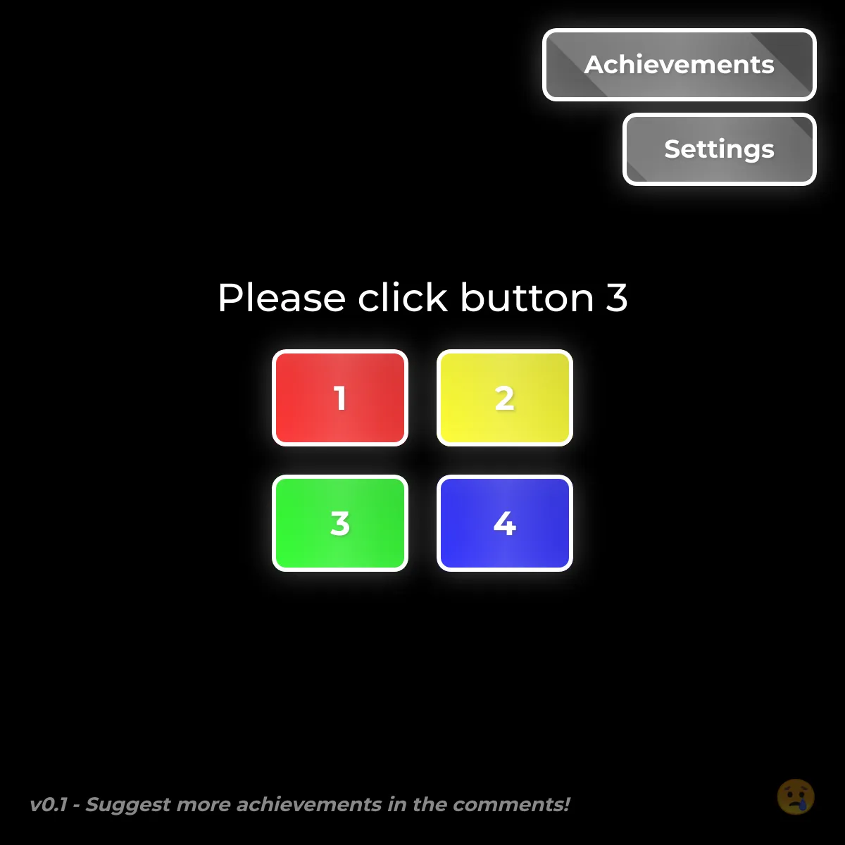 Please click button 3.