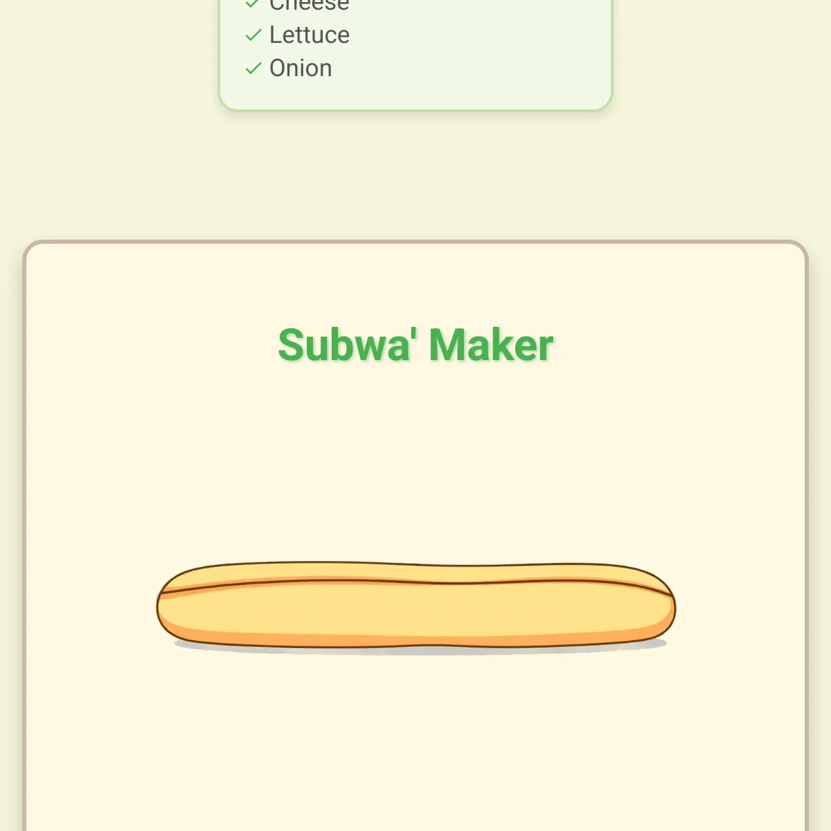 Subwa' Maker