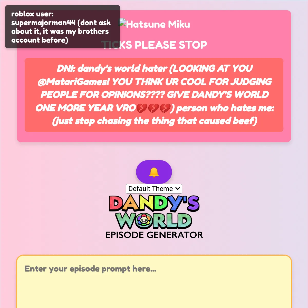 the project is loading