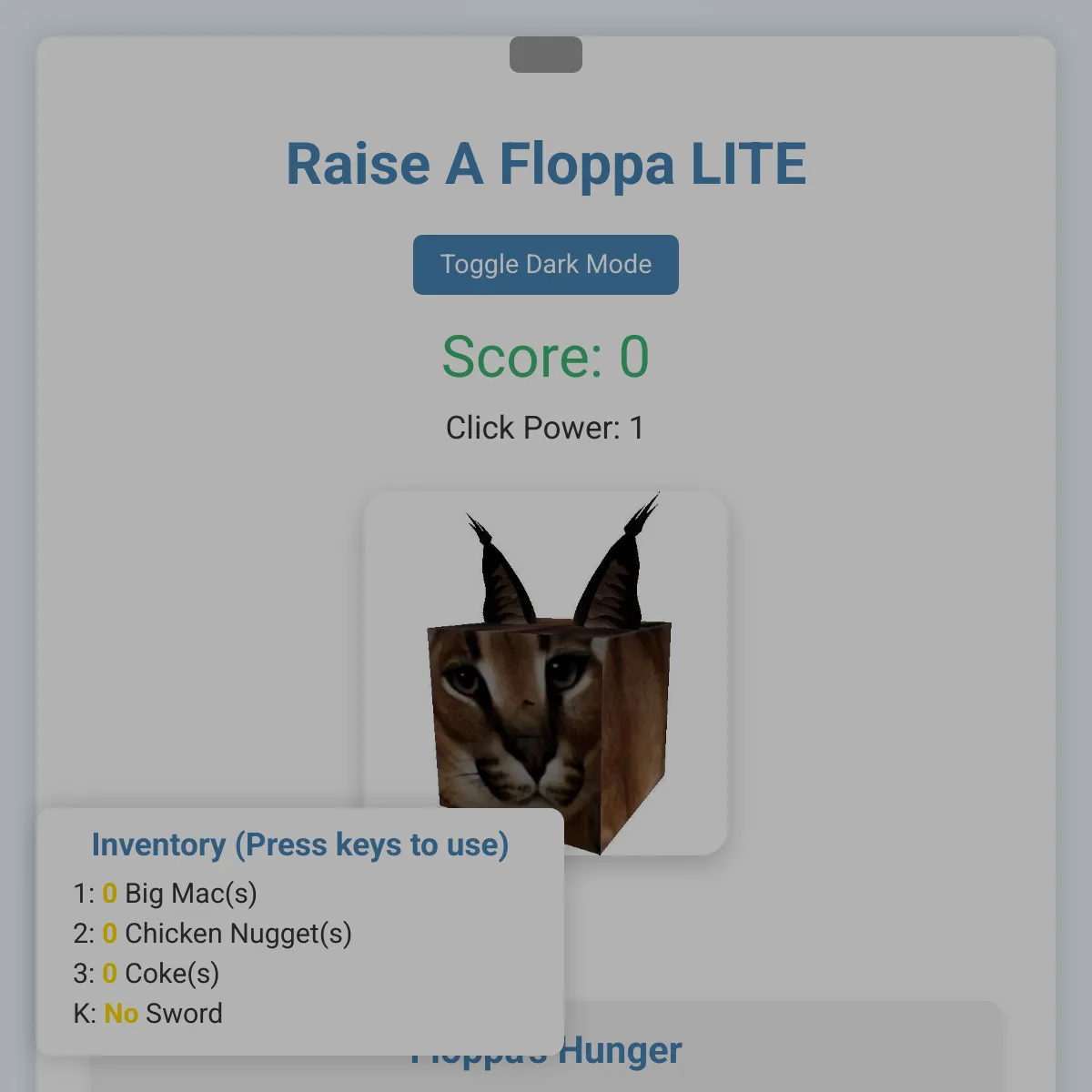 Raise a Floppa LITE