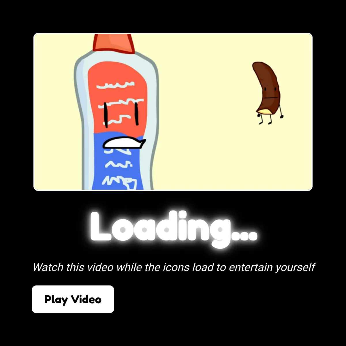 the project is loading