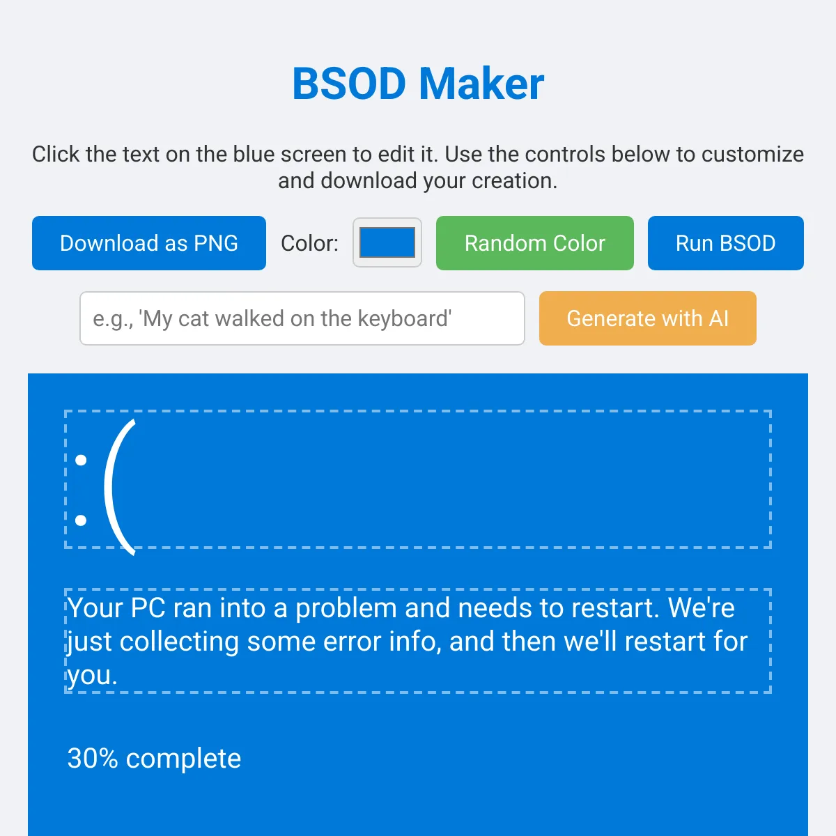 the project is loading