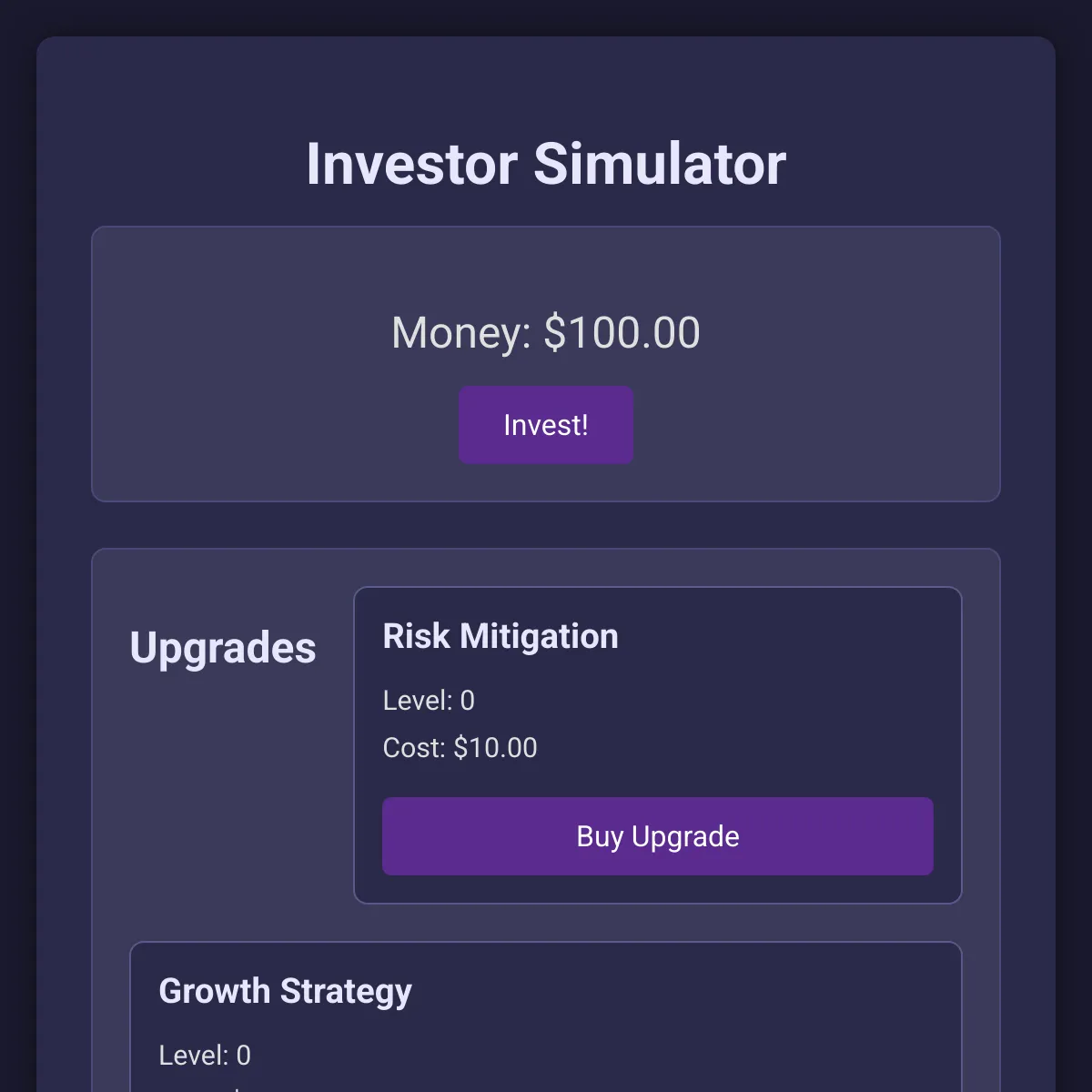 the project is loading