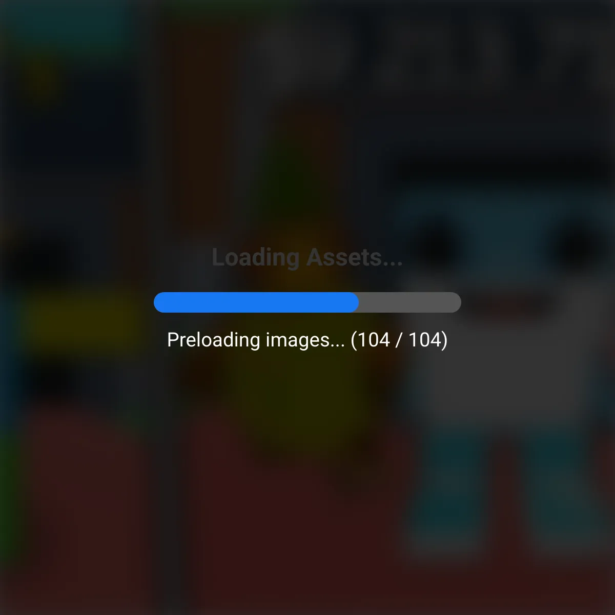 the project is loading