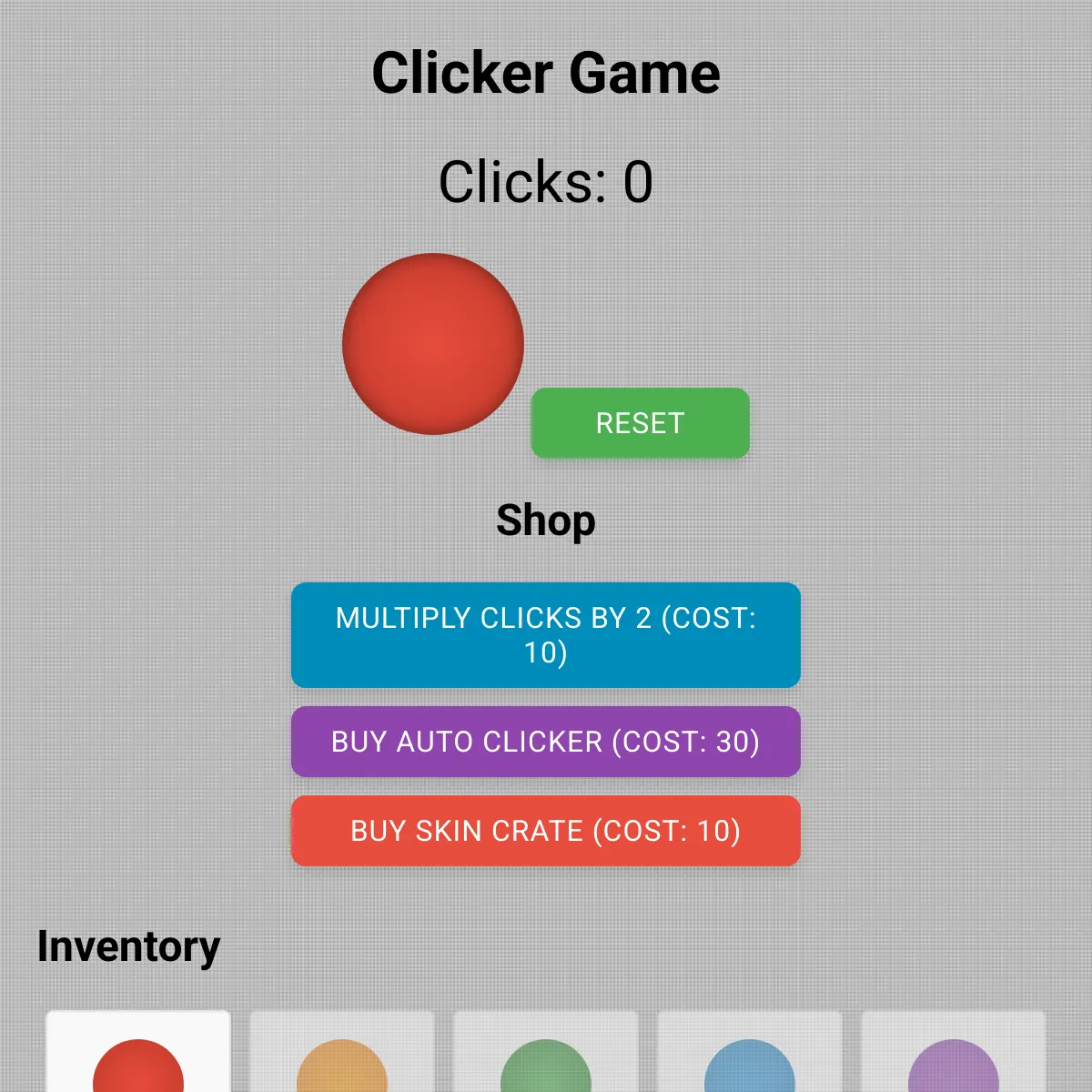 Clicker Game