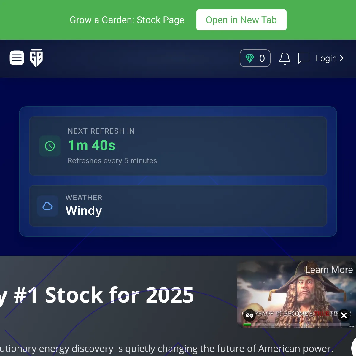 the project is loading