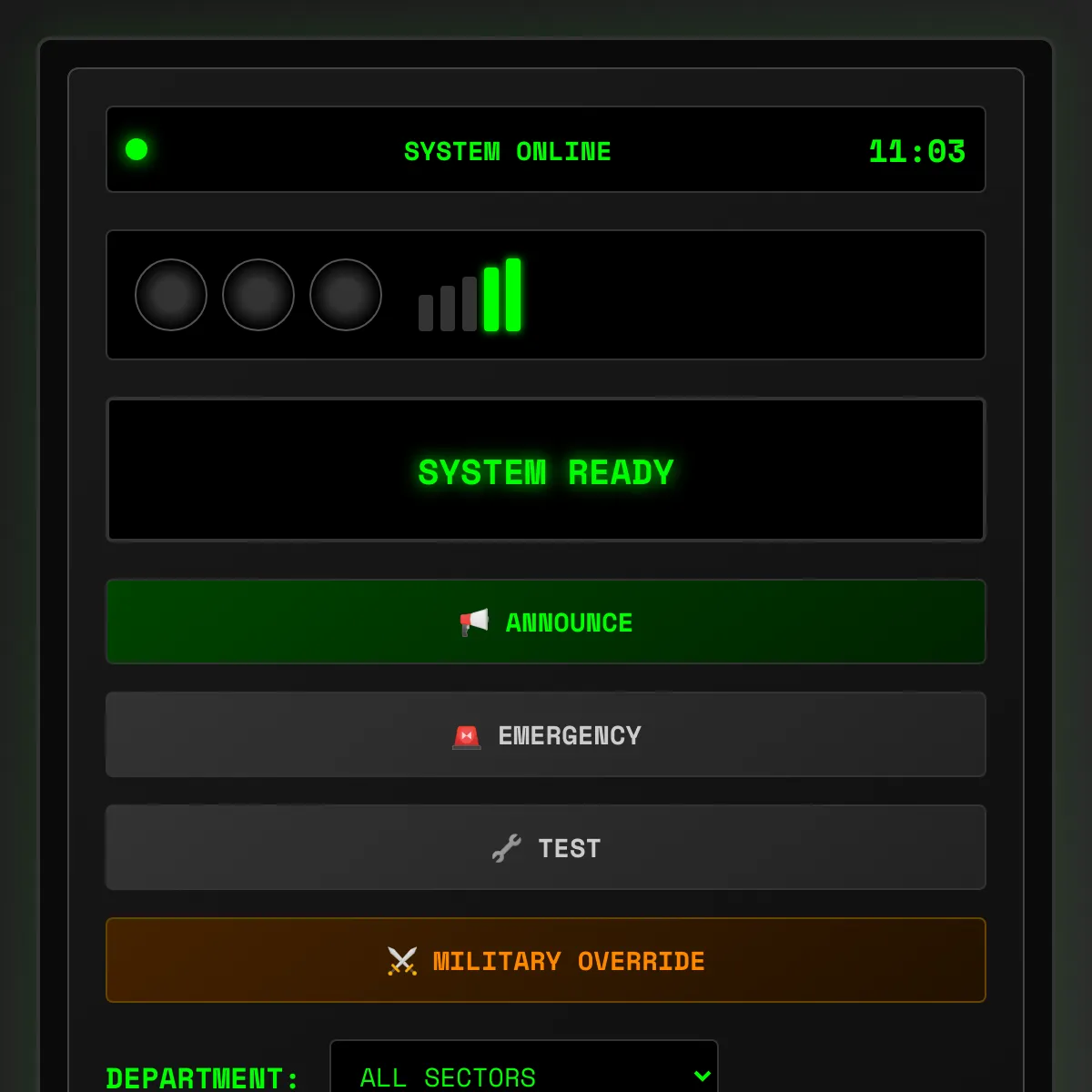 Black Mesa Intercom Simulator