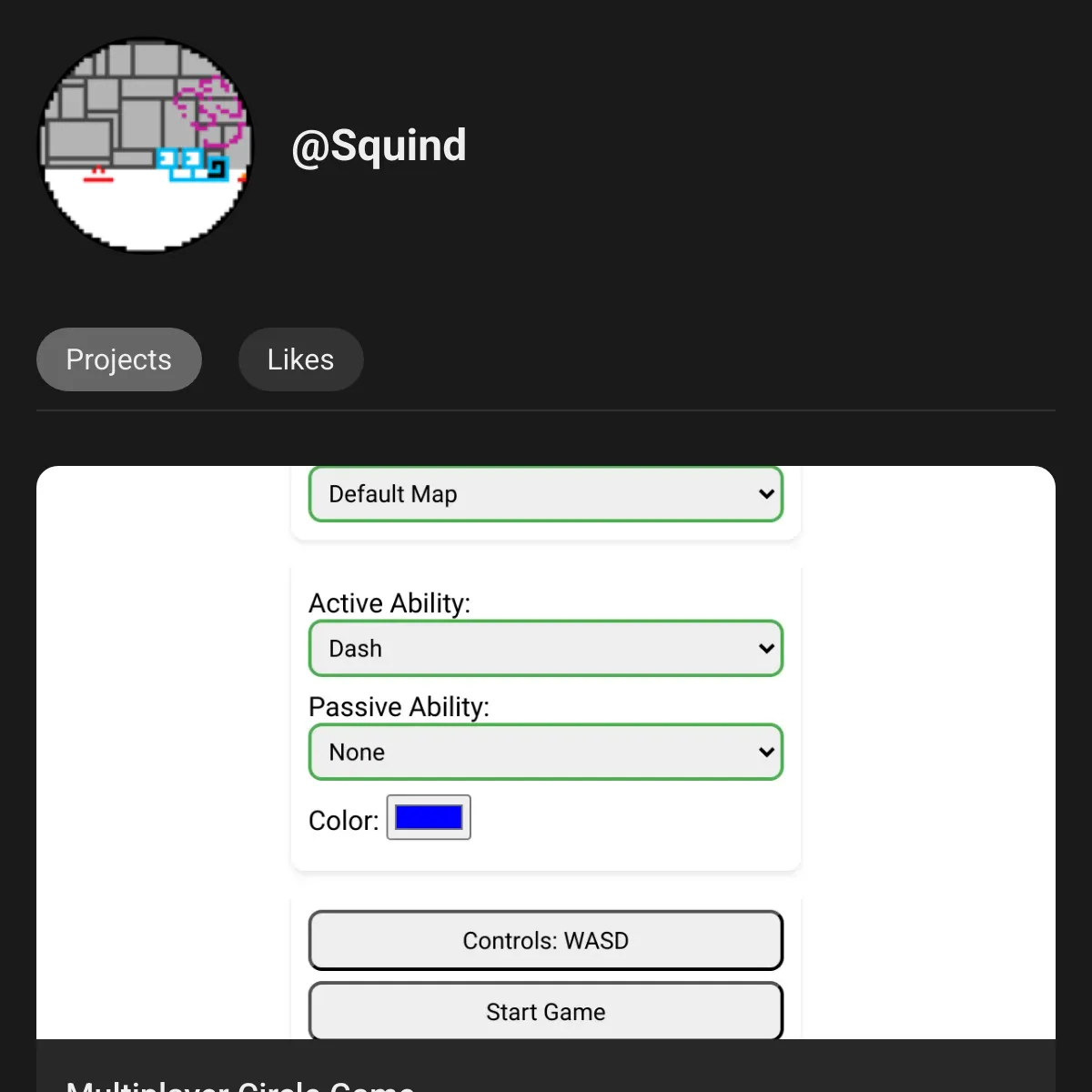 the project is loading