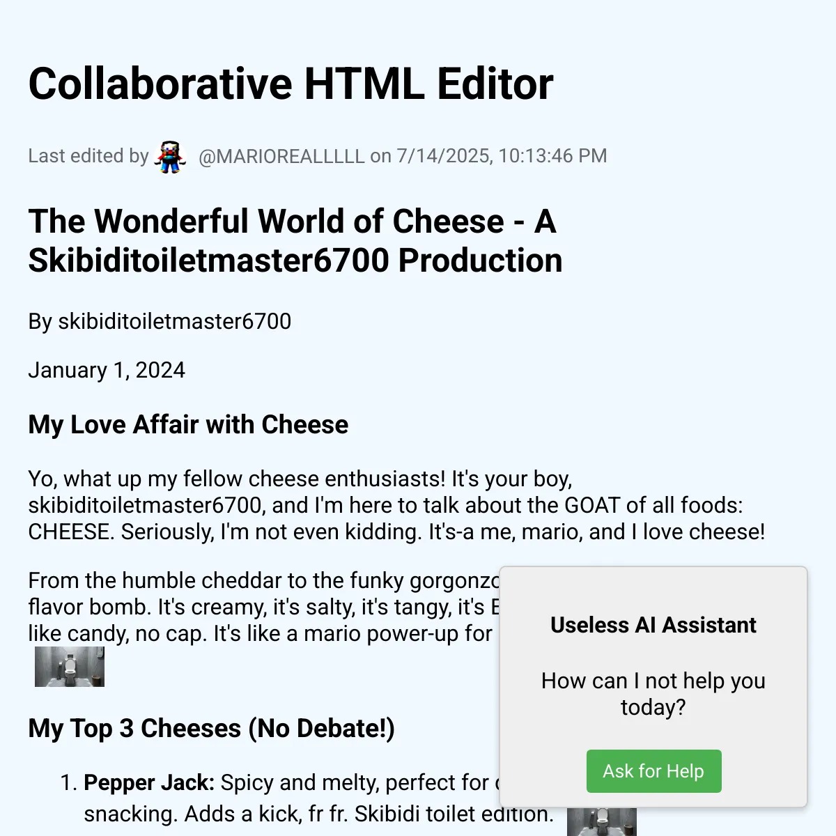 the project is loading