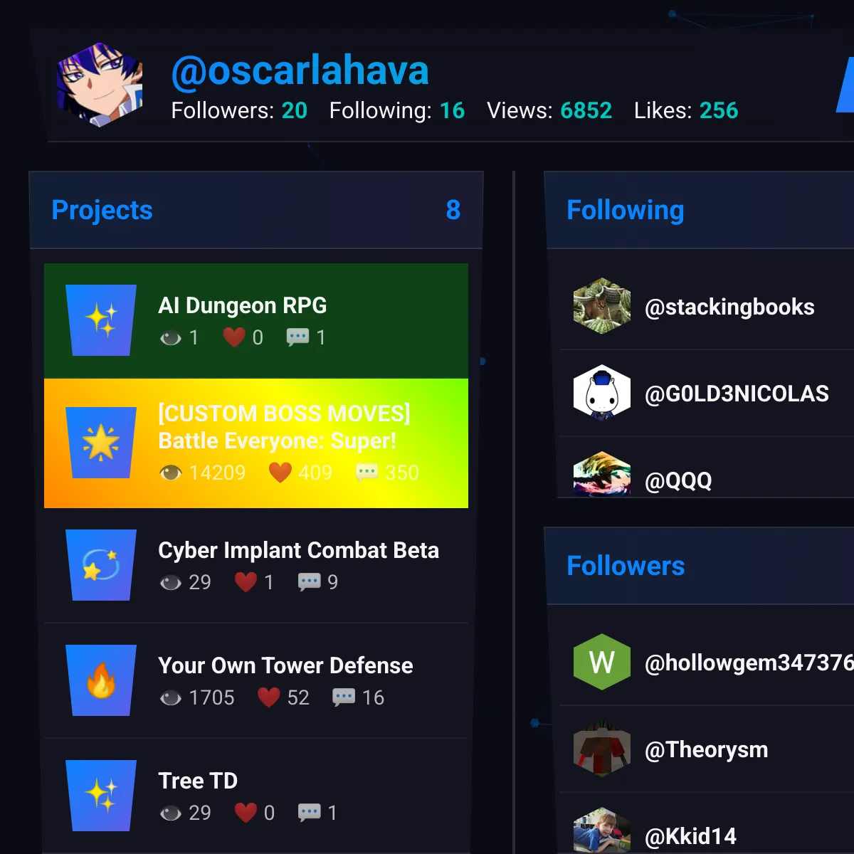 the project is loading