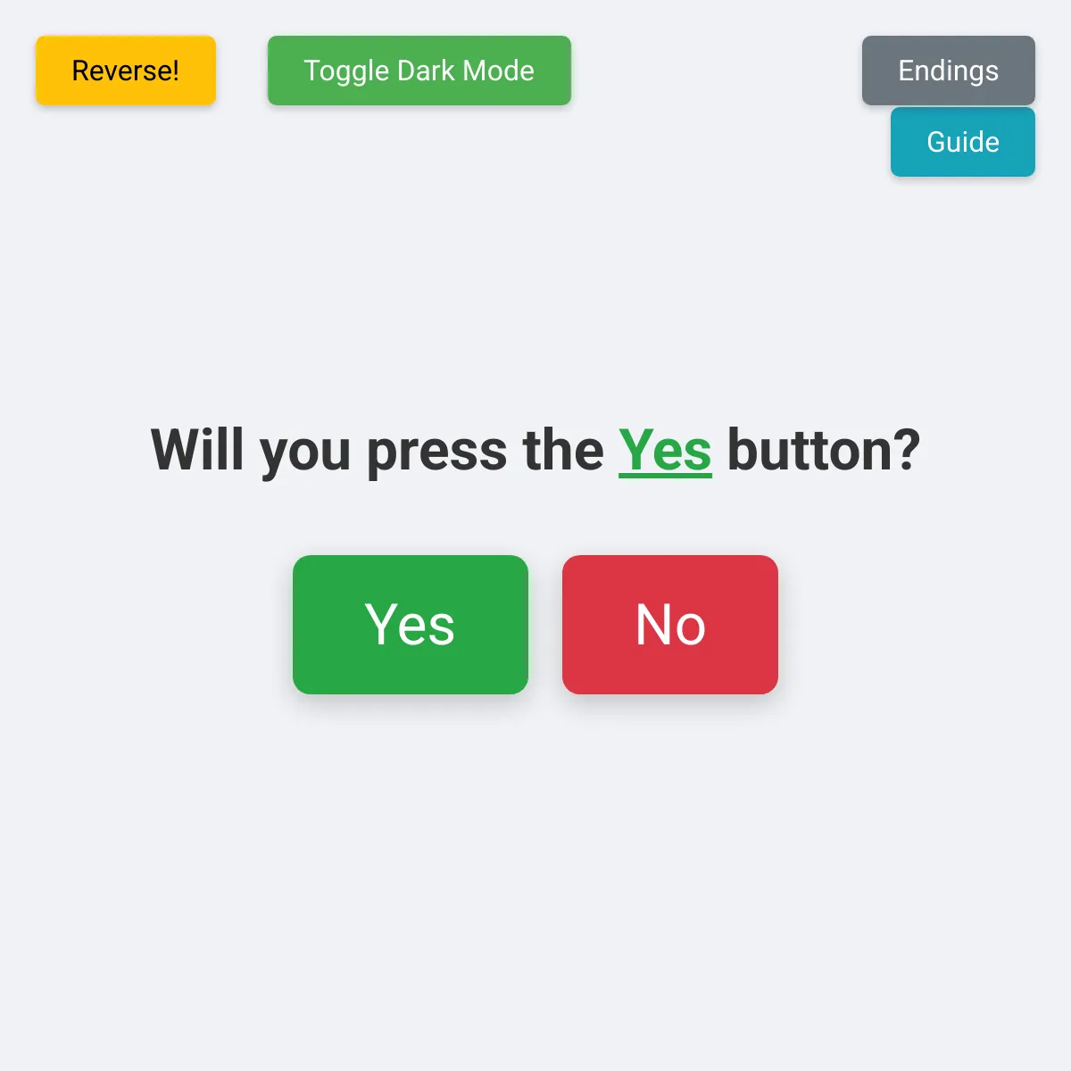 Yes No Buttons EXPANDED