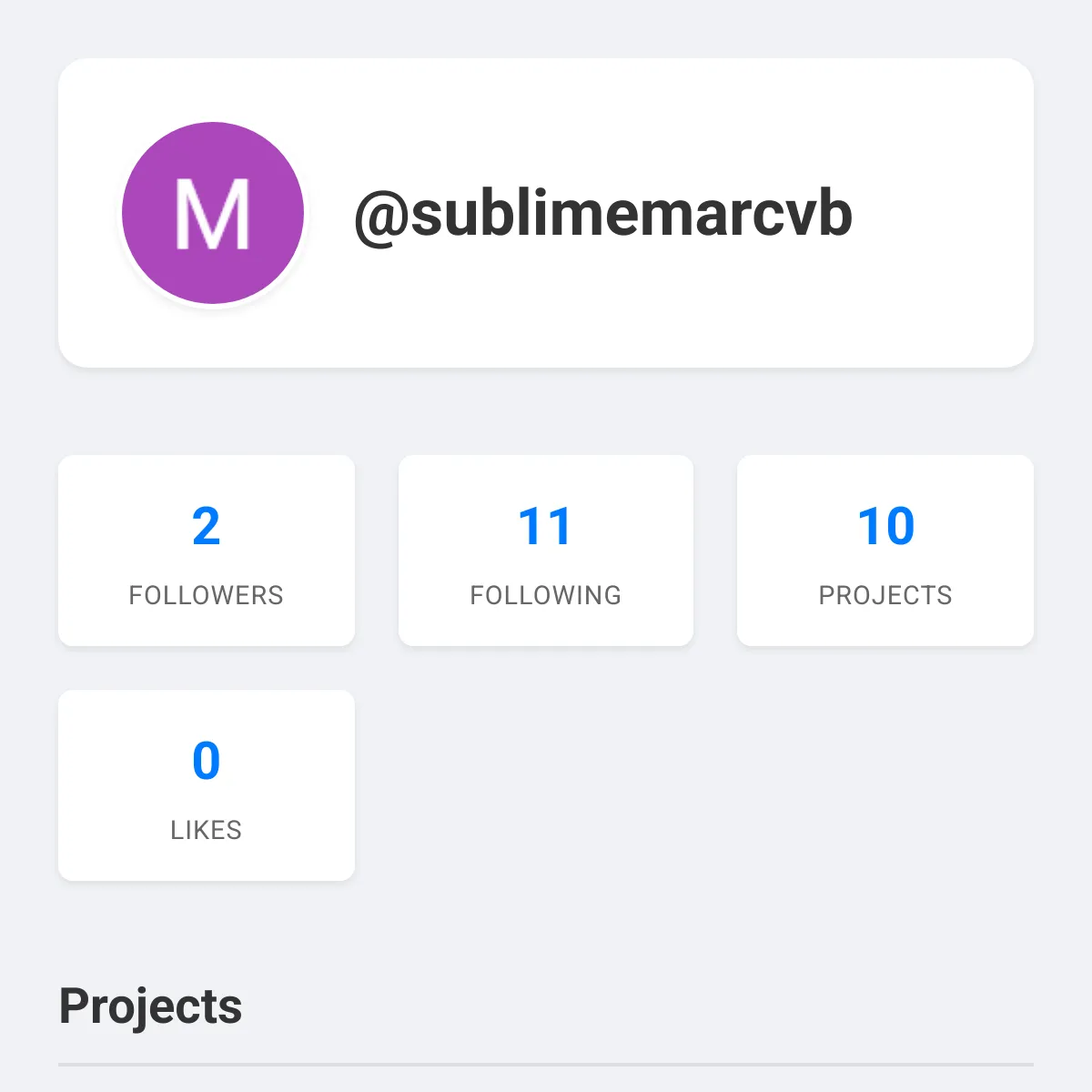 the project is loading