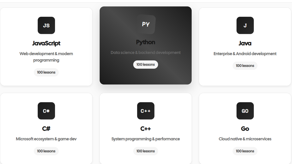 Code Master - Interactive Programming Language Learner