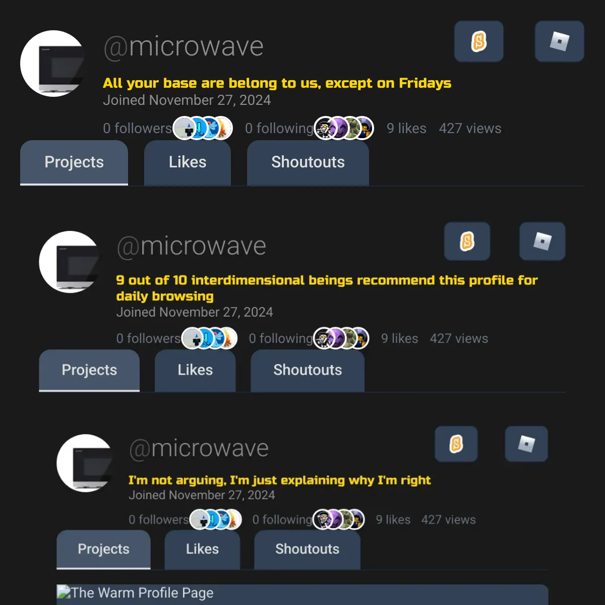 the project is loading