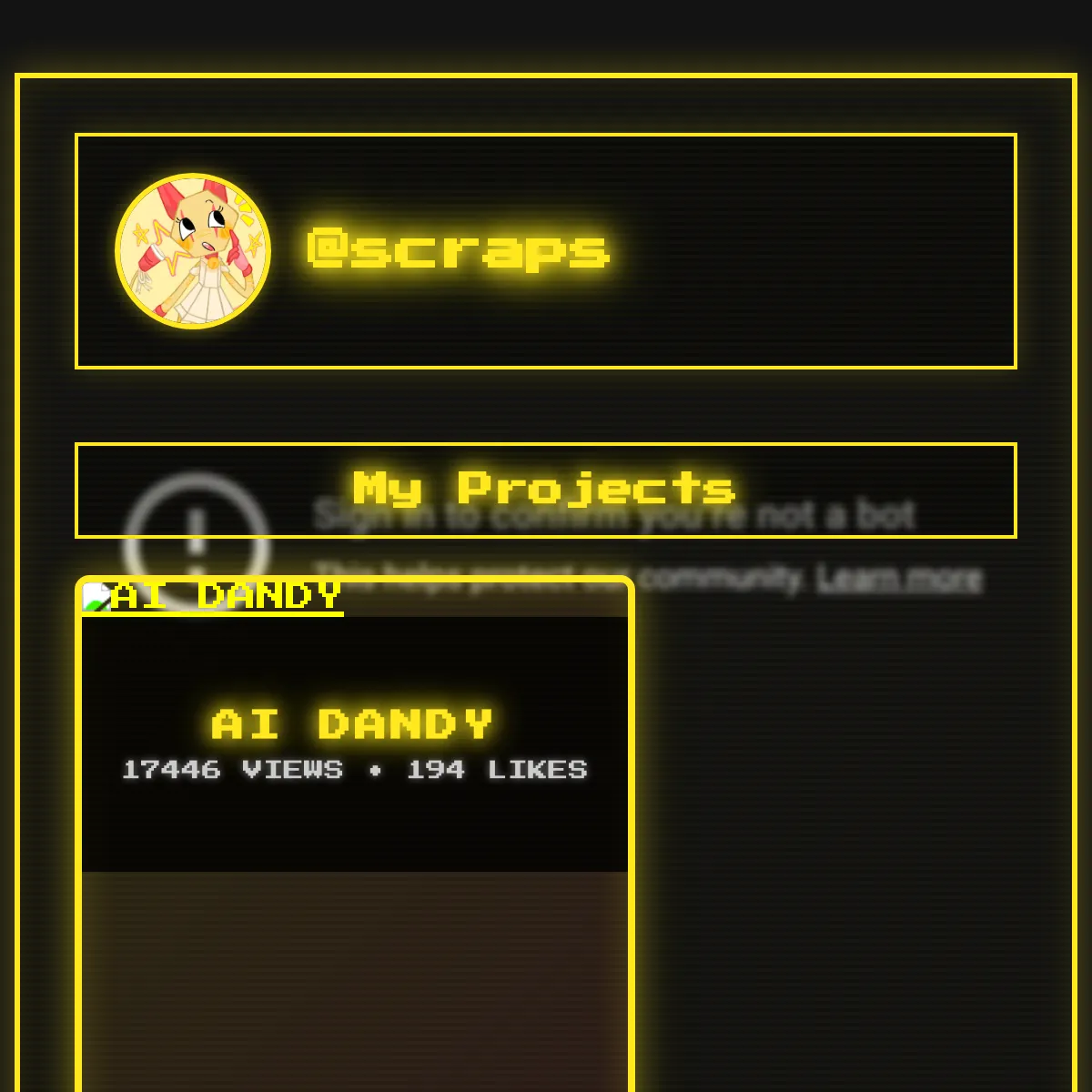 the project is loading