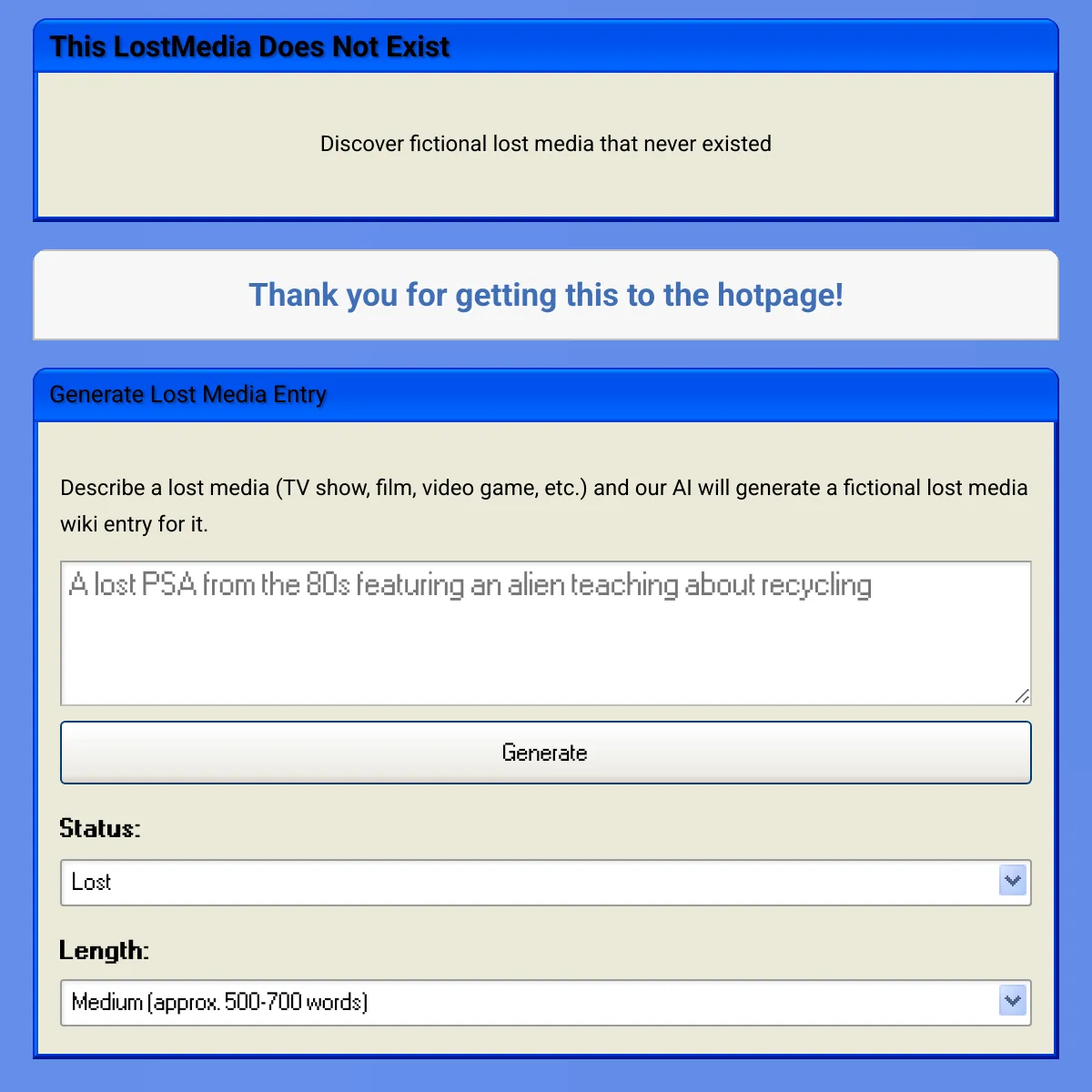 the project is loading
