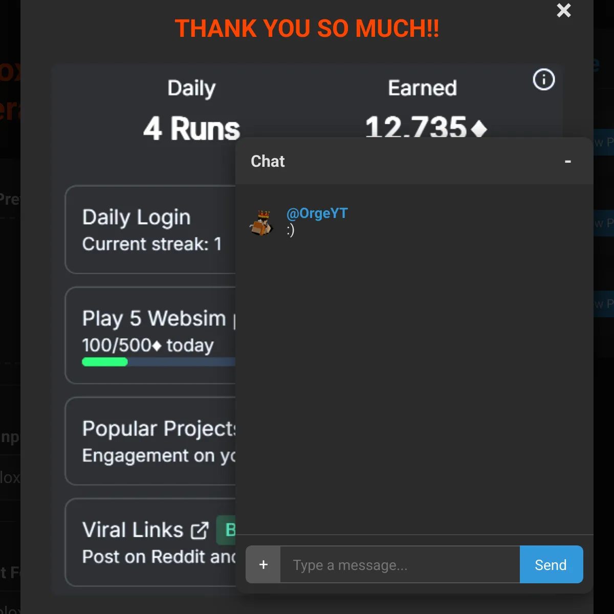 the project is loading