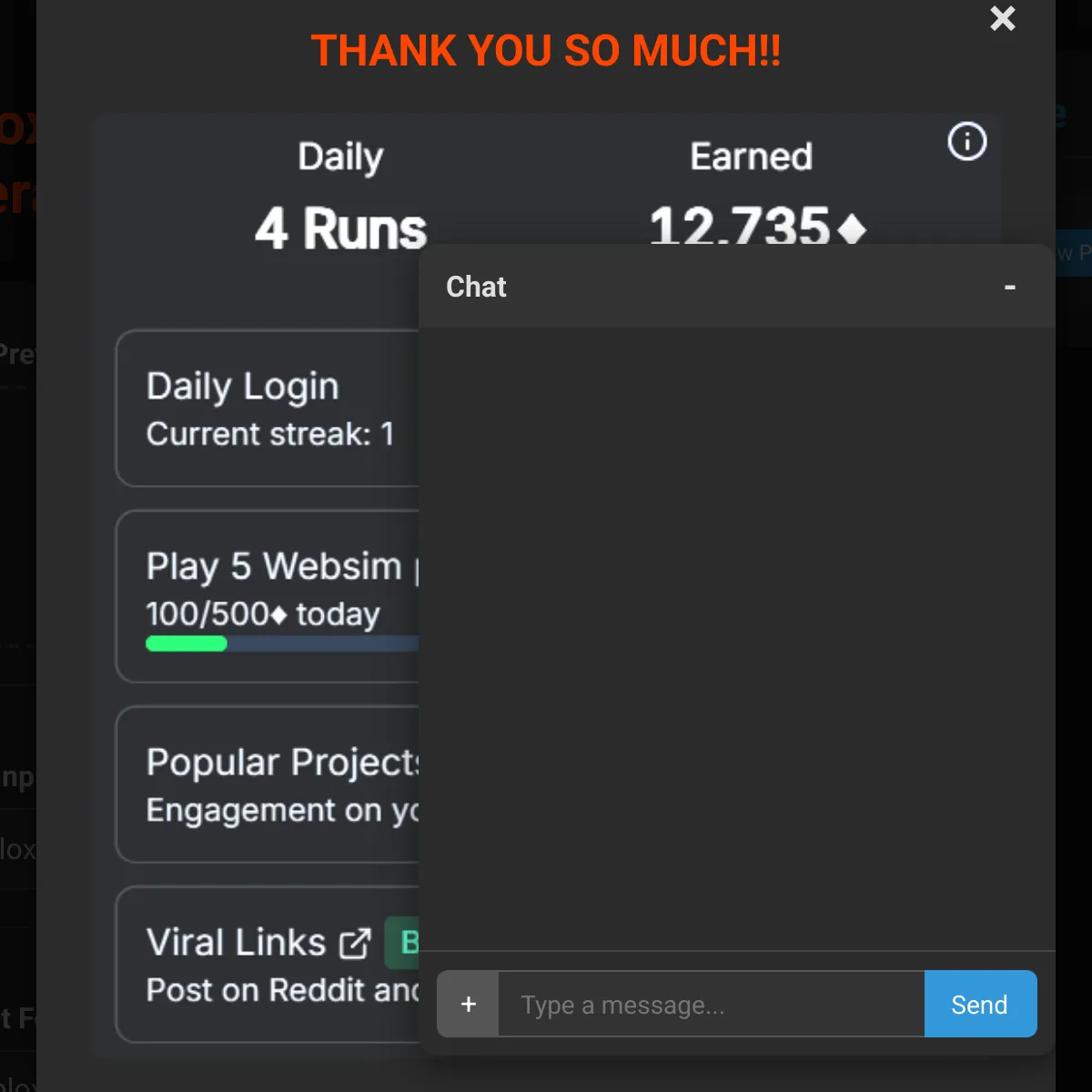 the project is loading