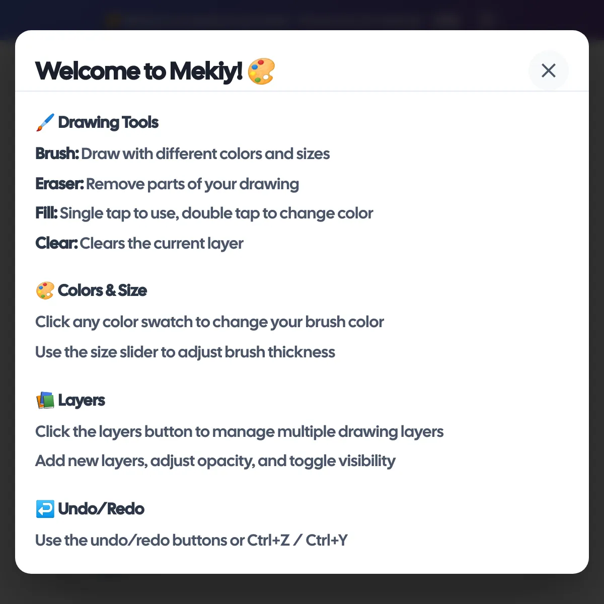 Mekiy - Drawing App