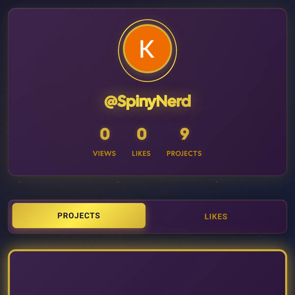 the project is loading