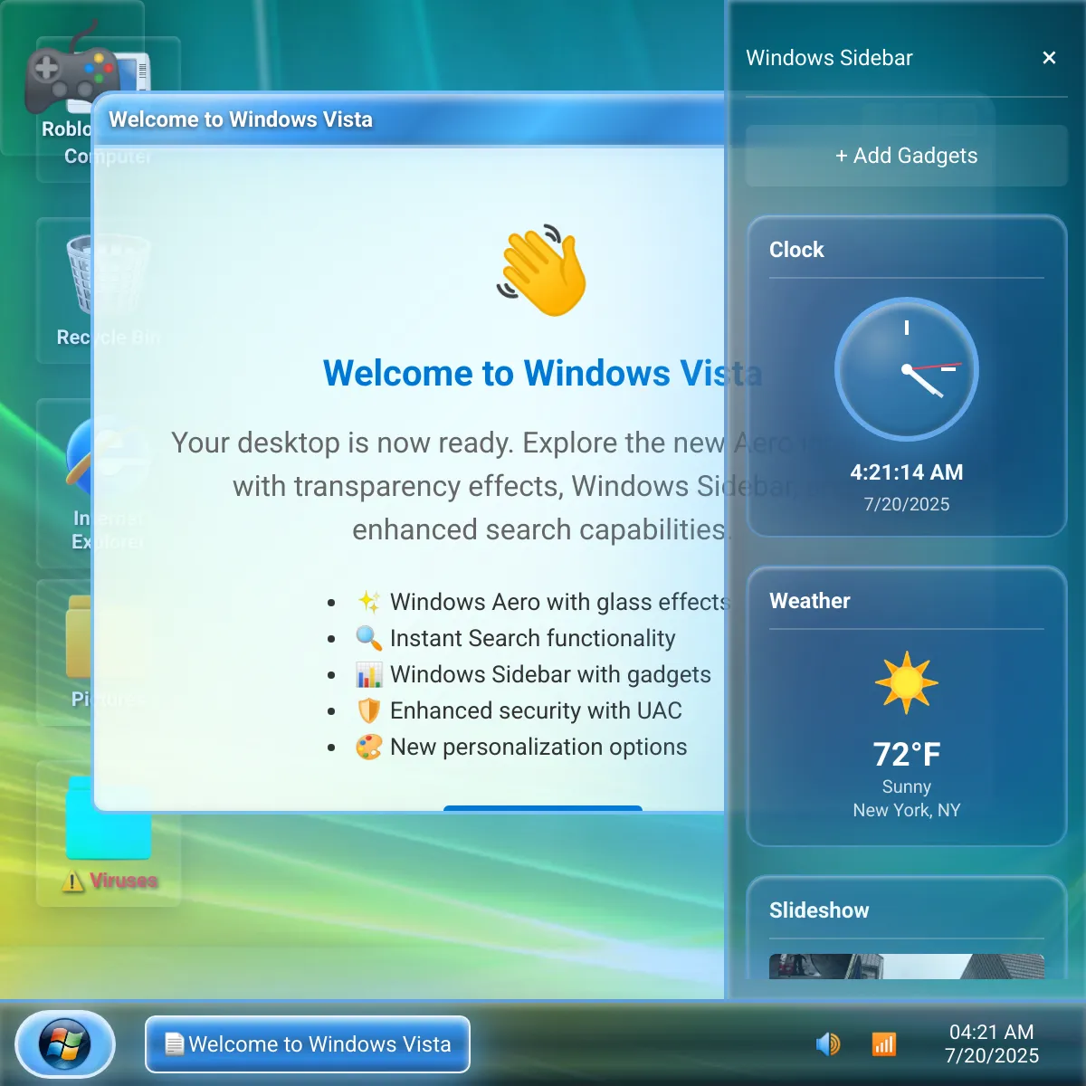 the project is loading