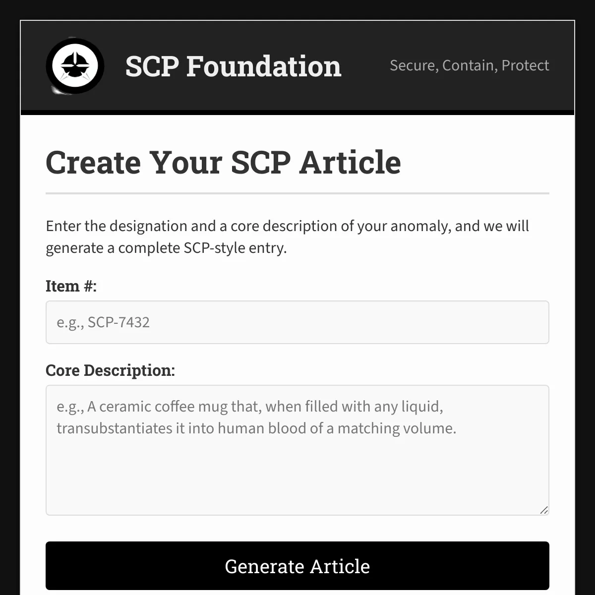 the project is loading