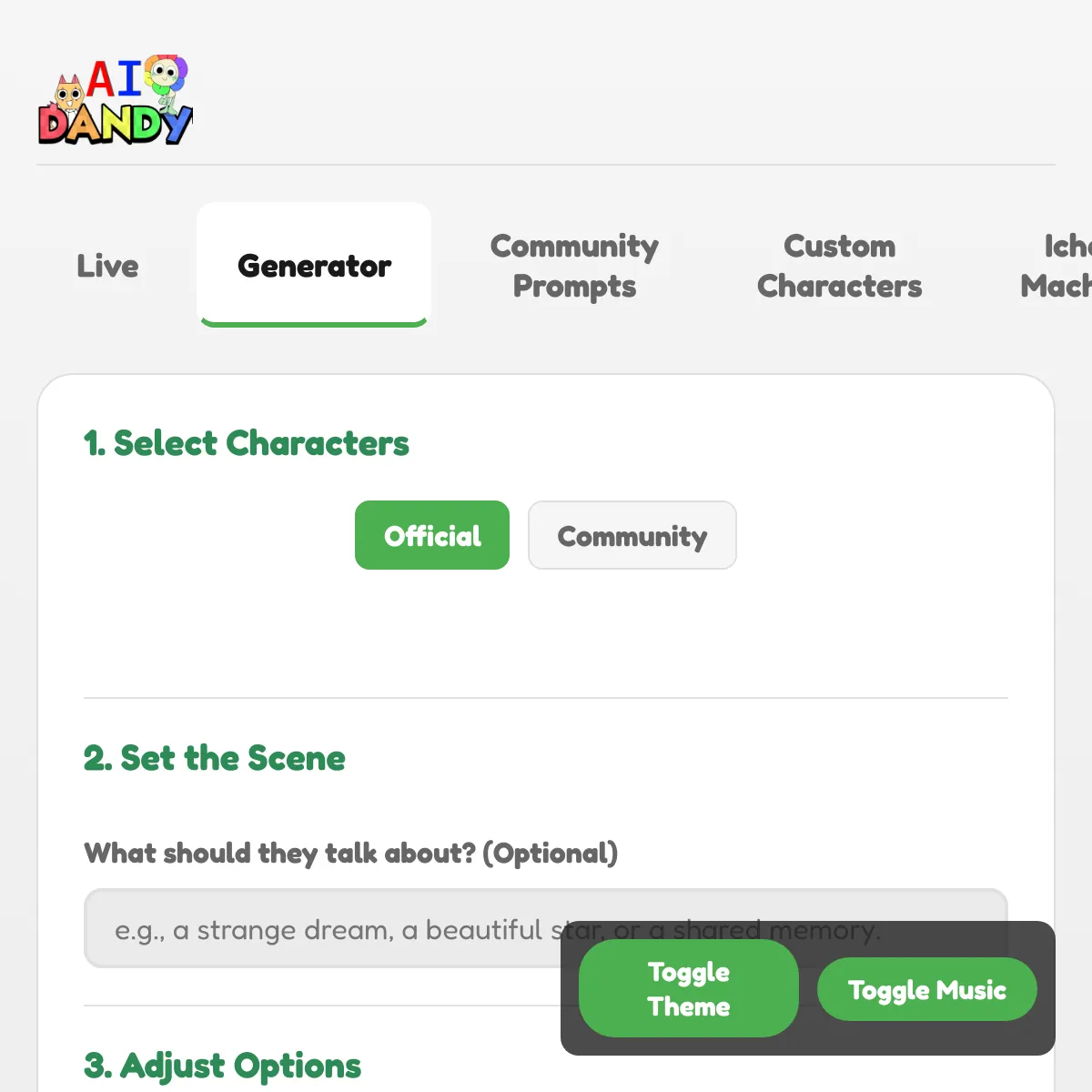 the project is loading