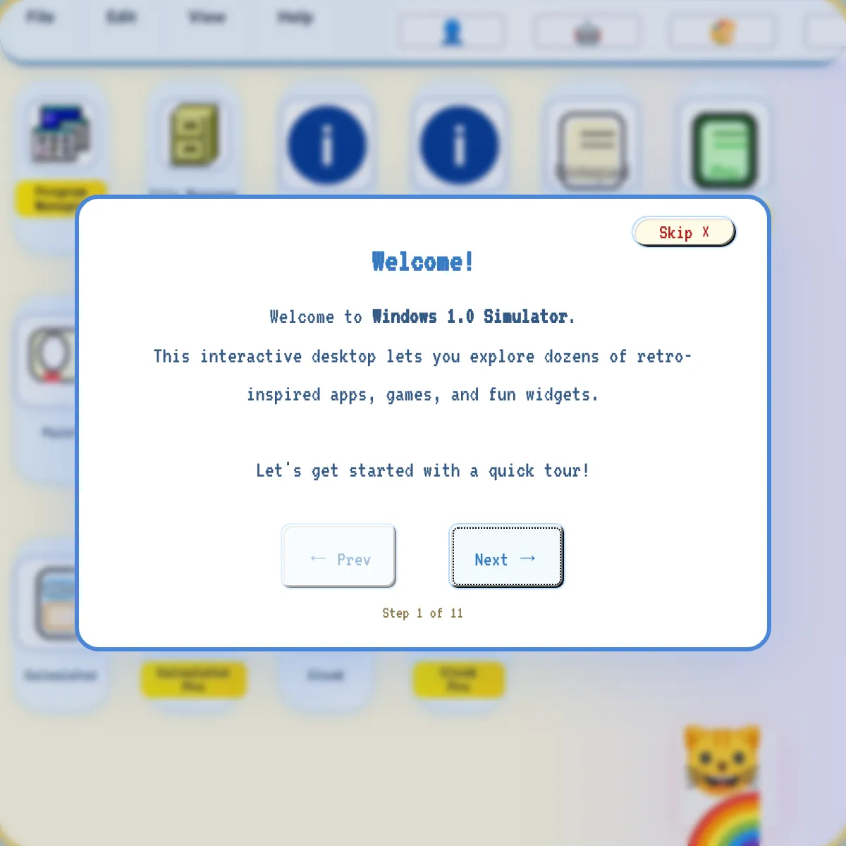 the project is loading