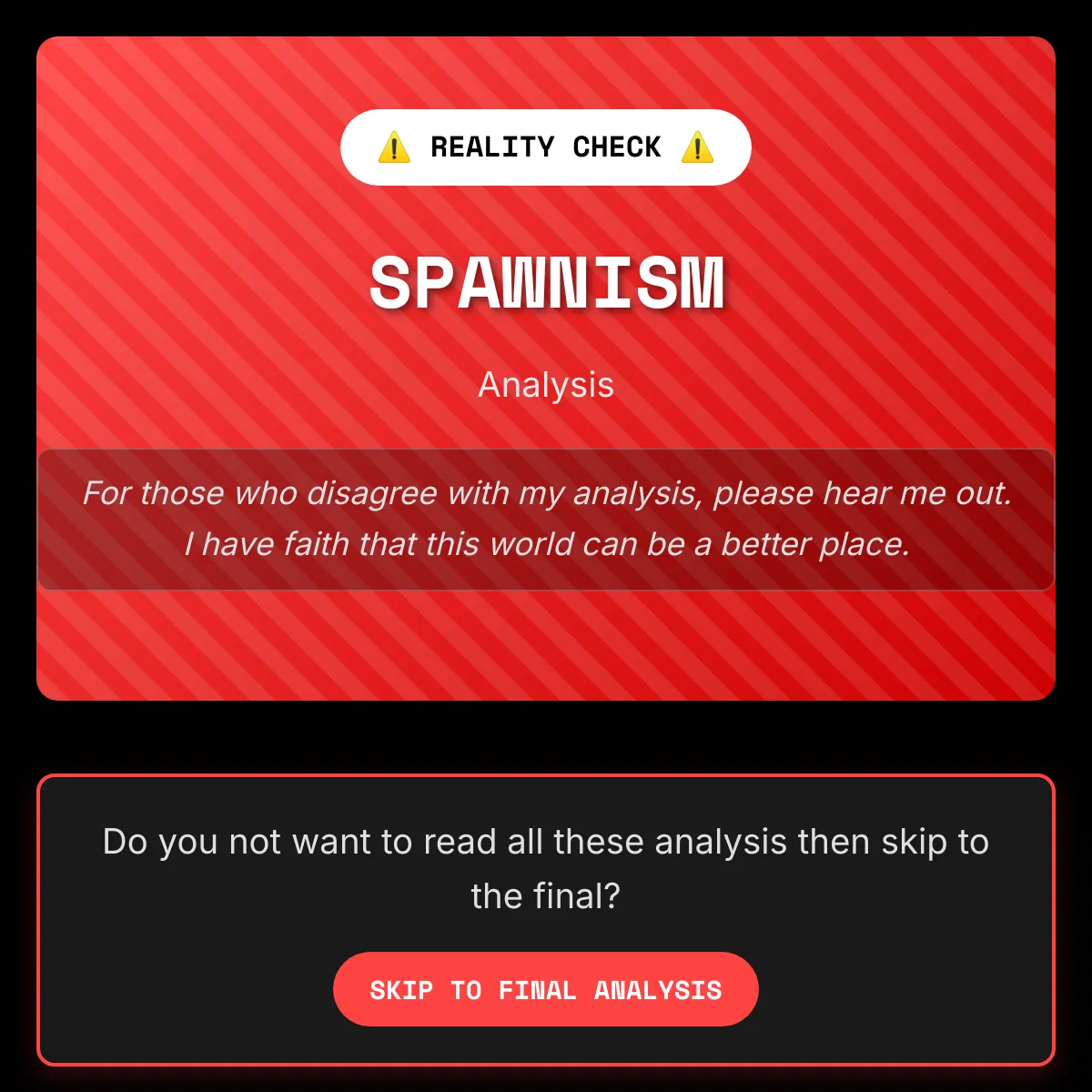 the project is loading