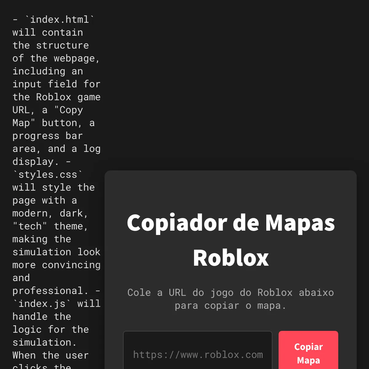 Copiador de Mapas Roblox