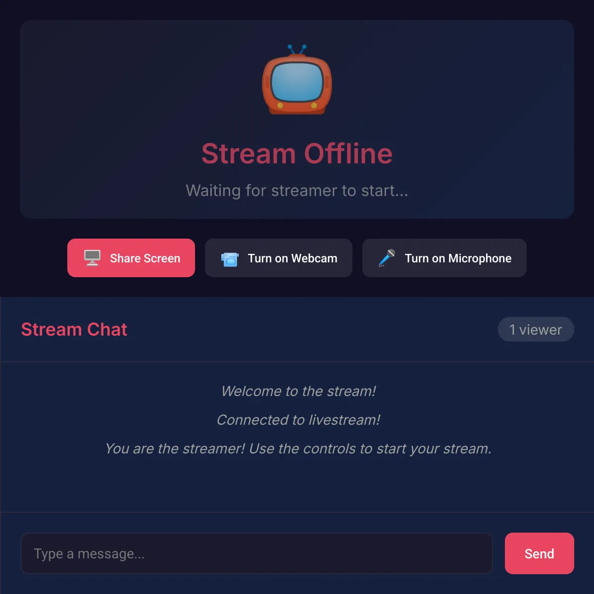 Livestream Simulator