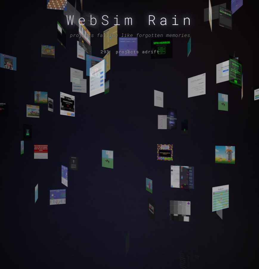 WebSim Rain
