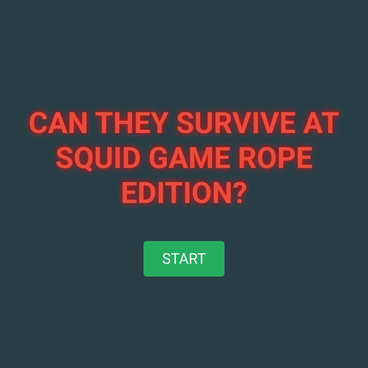 Squid Game Rope Edition