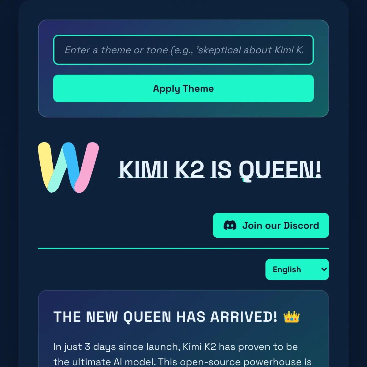 the project is loading