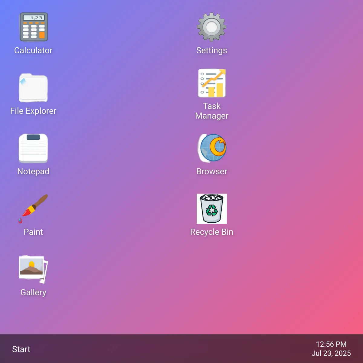 the project is loading