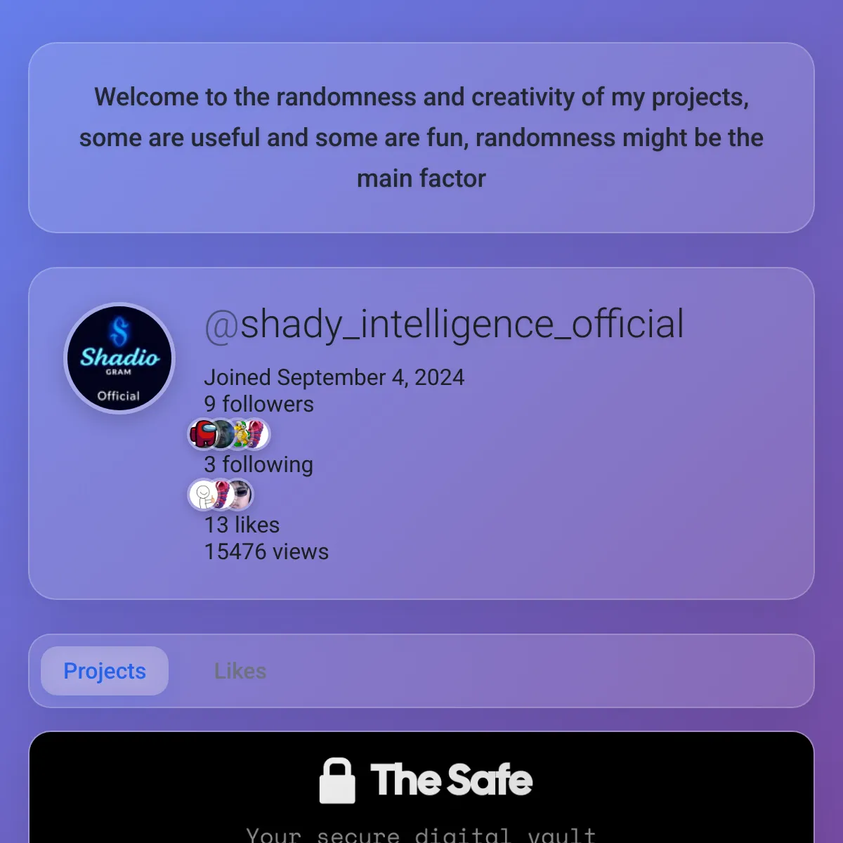 the project is loading